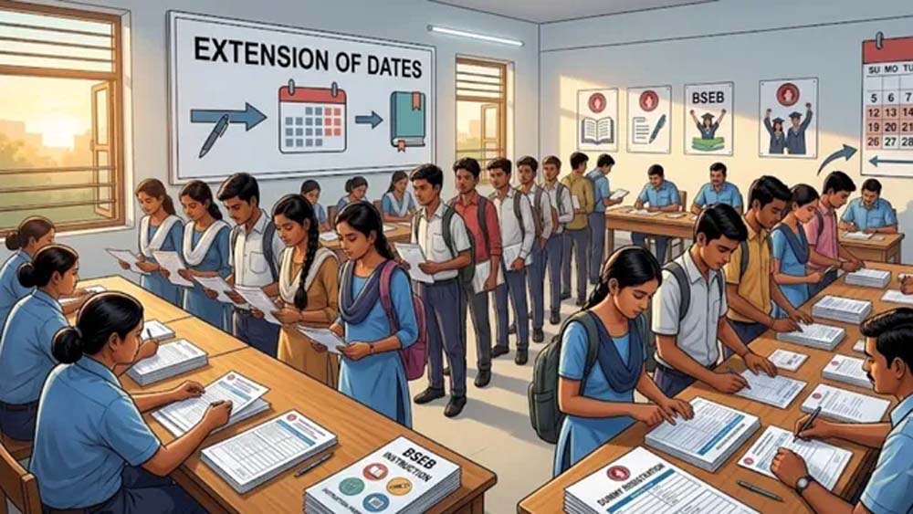 मैट्रिक-इंटर छात्रों के लिए राहत, डमी रजिस्ट्रेशन में कर सकेंगे सुधार; परीक्षा फॉर्म की अंतिम तिथि 16 सितंबर