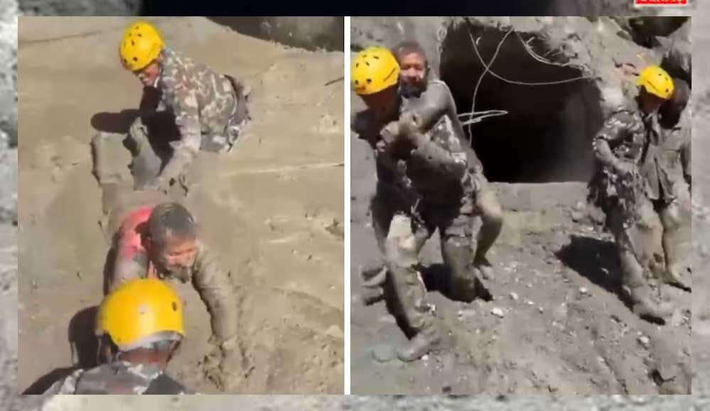 भोटेकोशी नदी की बाढ़ में फंसे 350 लोग सुरक्षित निकाले गए, नेपाली सेना ने चलाया बड़ा रेस्क्यू ऑपरेशन