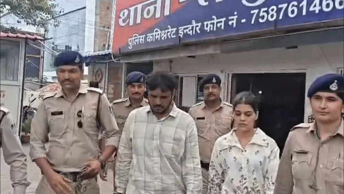 इंदौर में चौकीदार की कार से कुचलकर हत्या करने वाला प्रेमिका सहित हुआ गिरफ्तार, भागने की फिराक में थे दोनों