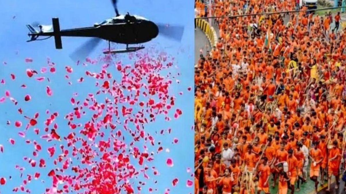श्रद्धा के सम्मान में योगी सरकार कांवड़ियों पर करेगी हेलीकॉप्टर से पुष्पवर्षा