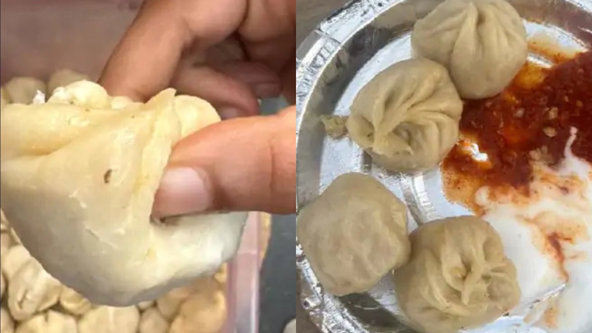 इंदौर के वी-आर-वन रेस्टोरेंट में मोमोज में मिली इल्लियां, ग्राहक ने फोटो-वीडियो के साथ की शिकायत