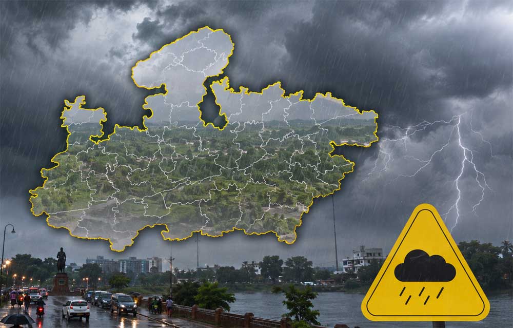 मध्य प्रदेश में झमाझम बारिश का अलर्ट, सभी जिलों के लिए मौसम विभाग ने जारी की चेतावनी