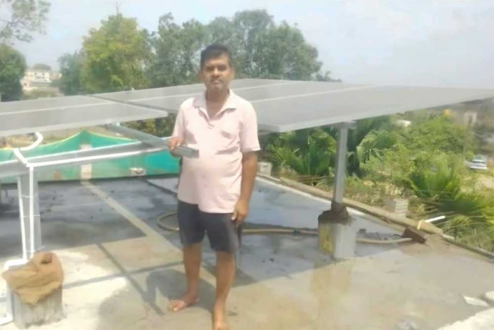 3 किलोवाट रूफटॉप से 4 हजार का बिजली बिल हुआ जीरो