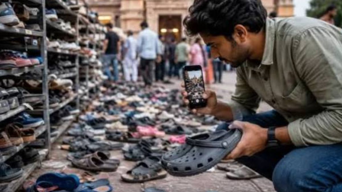 महाकाल मंदिर के बाहर खो गई चप्पल, गोवा से आए श्रद्धालु ने चैट जीपीटी की मदद से ढूंढ ली, वीडियो हुआ वायरल