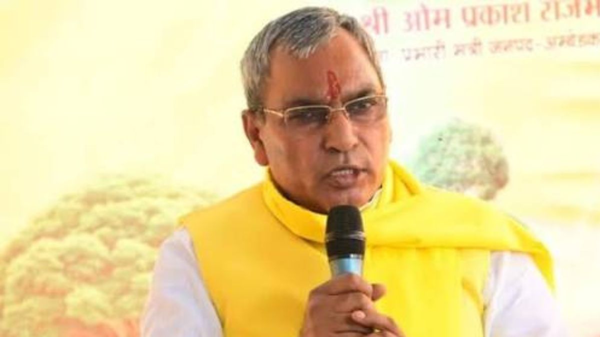 संविधान की बात करने से पहले अपना गिरेबान देखें अखिलेश यादव: ओम प्रकाश राजभर