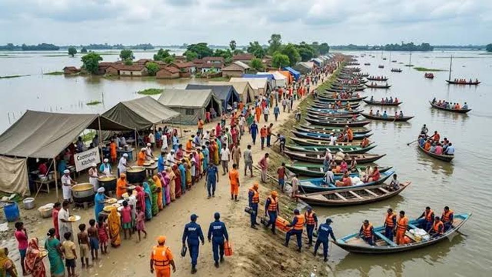 बिहार में बाढ़ का कहर, 11 जिलों की 330 पंचायतें प्रभावित; NDRF-SDRF की 37 टीमें तैनात