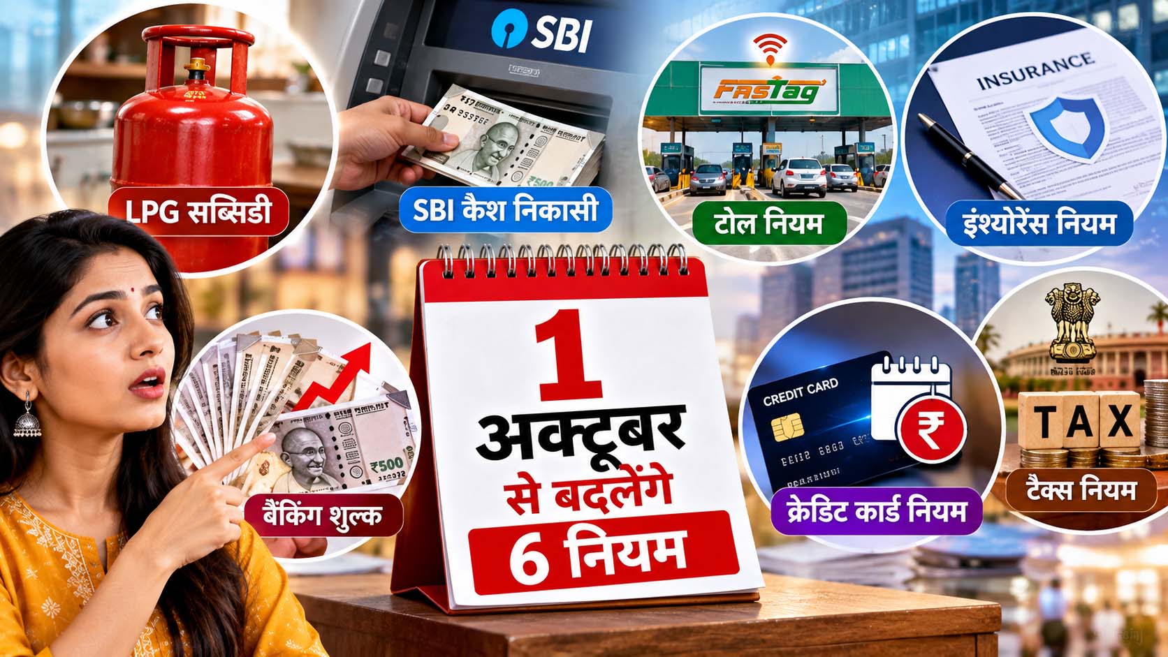 New Rules October 2026: LPG, SBI, आधार और प्रॉपर्टी टैक्स के नियम बदलेंगे, जानें पूरी लिस्ट