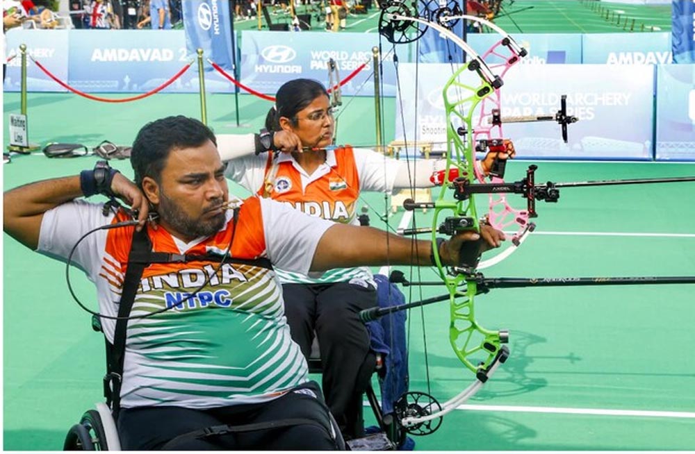 अहमदाबाद में भारत का तीरंदाजी जलवा, टोमन-श्याम और हरविंदर-विजय ने जीता गोल्ड