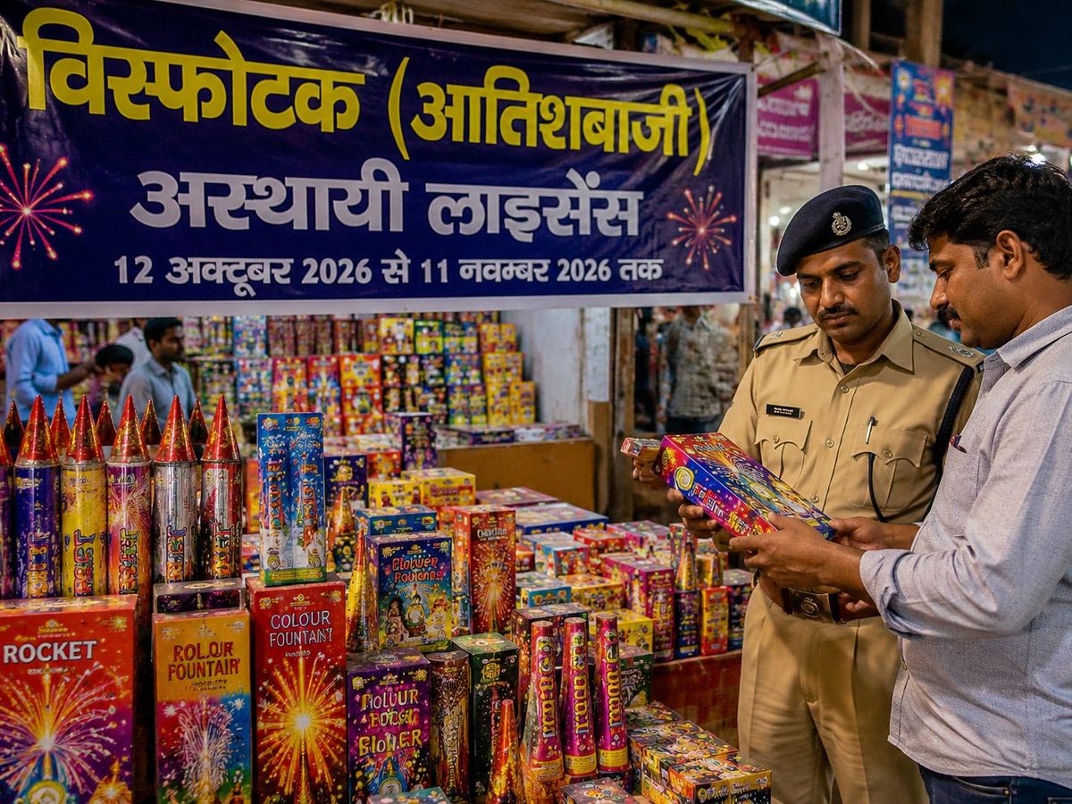 पटाखा कारोबारियों के लिए जरूरी खबर, जयपुर में अस्थाई लाइसेंस के आवेदन की अंतिम तारीख 25 सितंबर