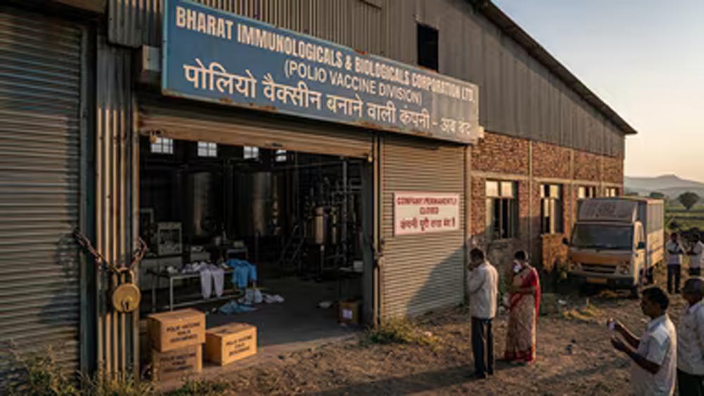 पोलियो वैक्सीन बनाने वाली बिबकॉल कंपनी होगी बंद, 90 कर्मचारियों का भविष्य अधर में
