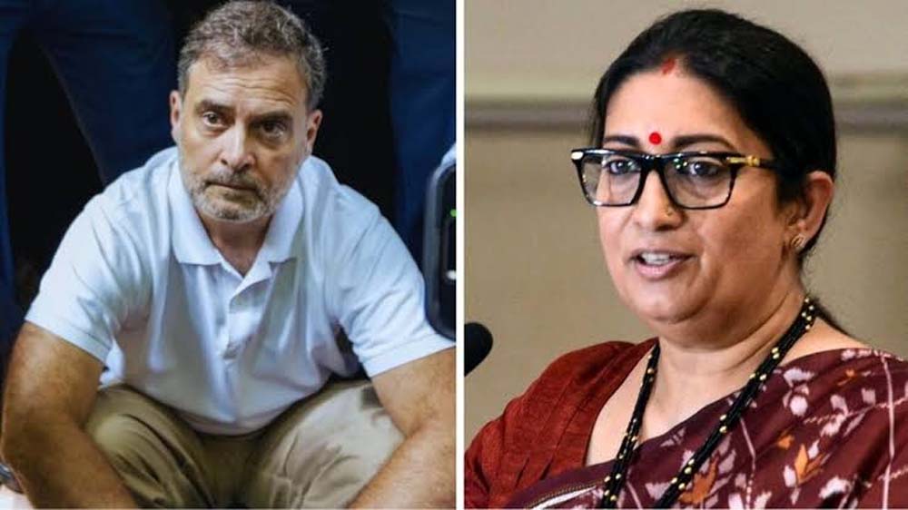 Smriti Irani hits back at Rahul Gandhi, says Congress is targeting EC instead of reviewing its defeat.