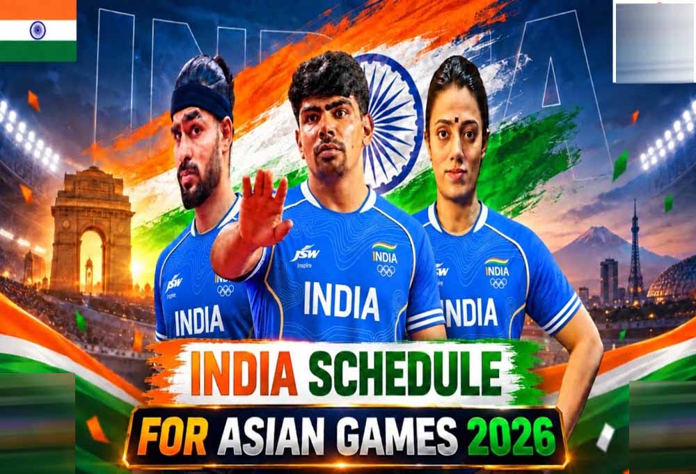 एशियन गेम्स 2026 में भारत का एक्शन प्लान, क्रिकेट-हॉकी-कबड्डी समेत इन खेलों में कब उतरेंगे खिलाड़ी