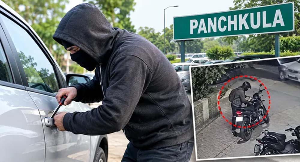 पंचकूला में वाहन चोरी बनी पुलिस के लिए चुनौती, आधे से भी कम वाहन हो रहे बरामद