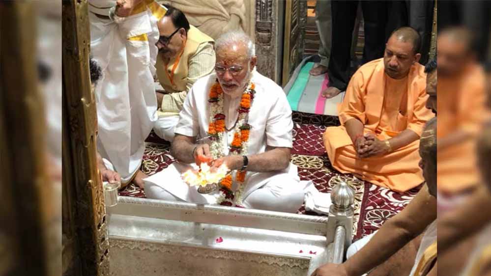 काशी में PM मोदी के जन्मदिन का खास आयोजन, योगी-राजनाथ समेत NDA नेताओं ने की पूजा-अर्चना