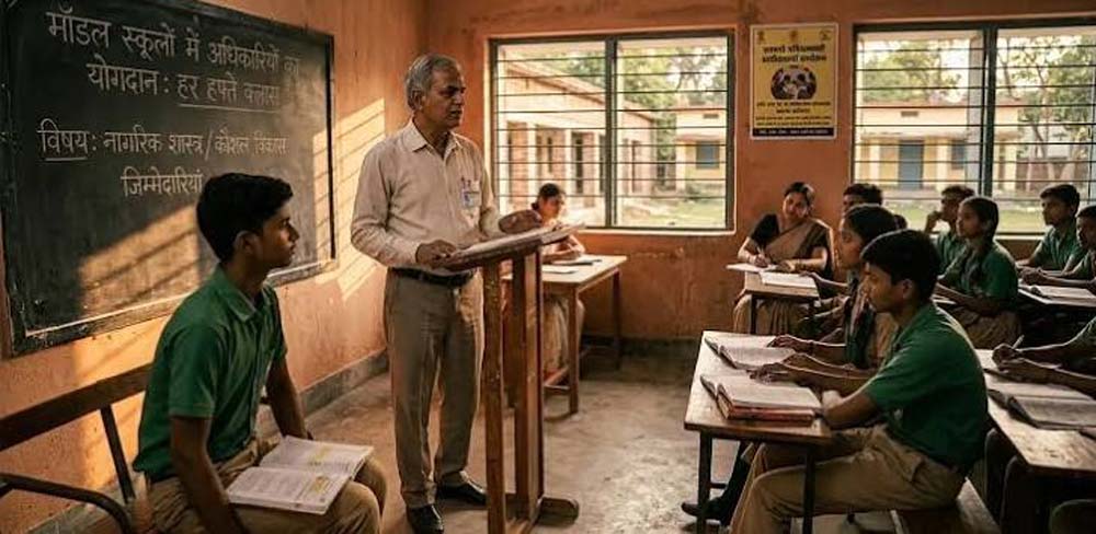 शिक्षा व्यवस्था सुधारने की नई पहल, बिहार के मॉडल स्कूलों में अधिकारी निभाएंगे शिक्षक की भूमिका