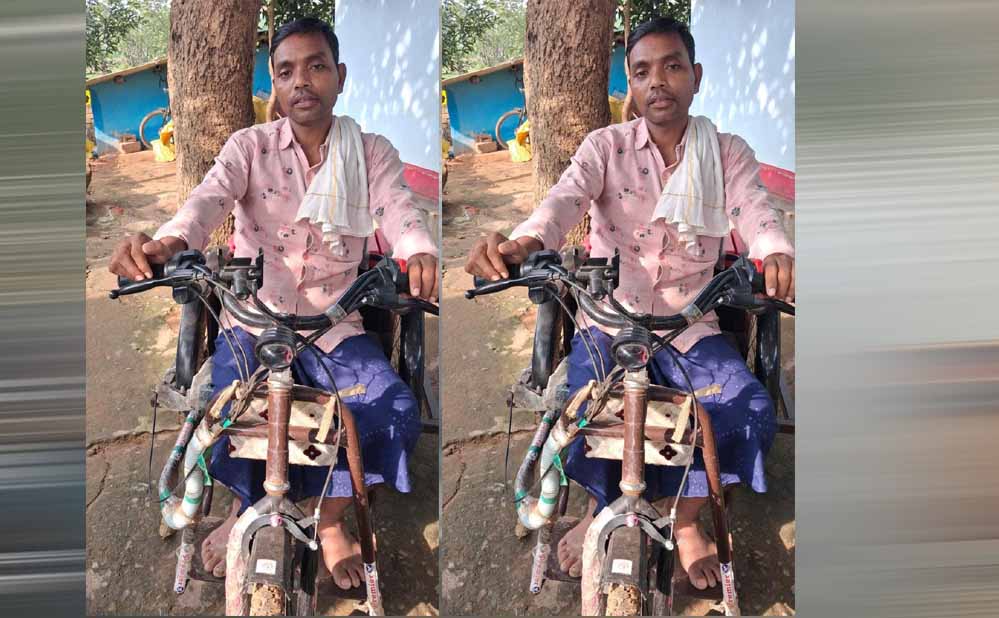 बैटरी चलित ट्रायसायकल से बदला 75% अस्थिबाधित सोमारू का जीवन, मिली आत्मनिर्भरता की नई उड़ान