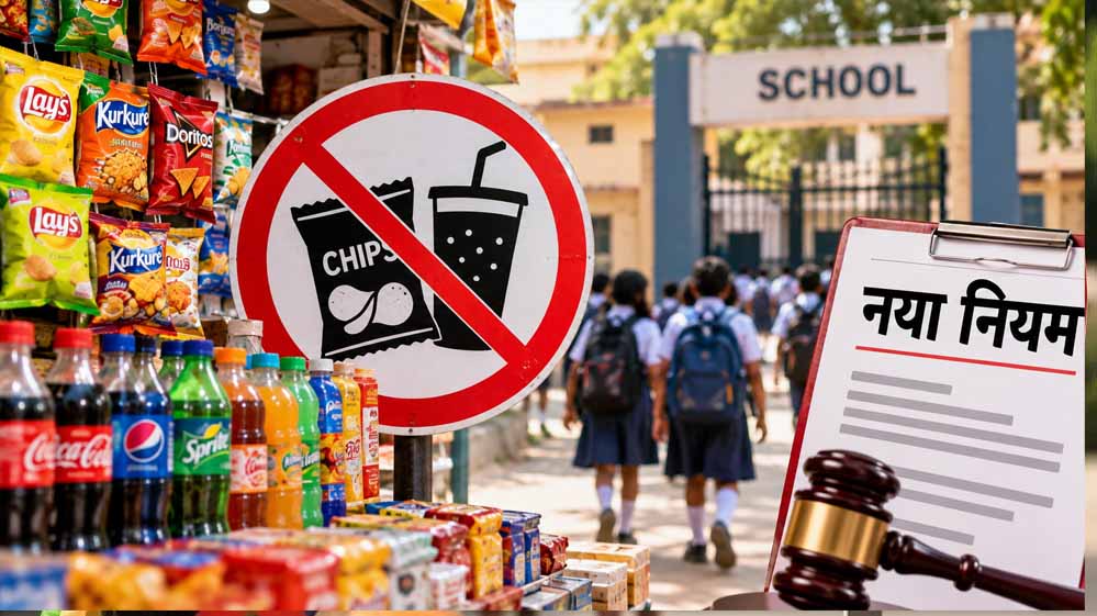 स्कूलों के आसपास नहीं बिकेंगे चिप्स और सॉफ्ट ड्रिंक? नए नियम की तैयारी