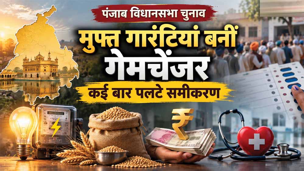 मुफ्त योजनाओं का दांव: पंजाब की राजनीति में गारंटियों का बढ़ता असर