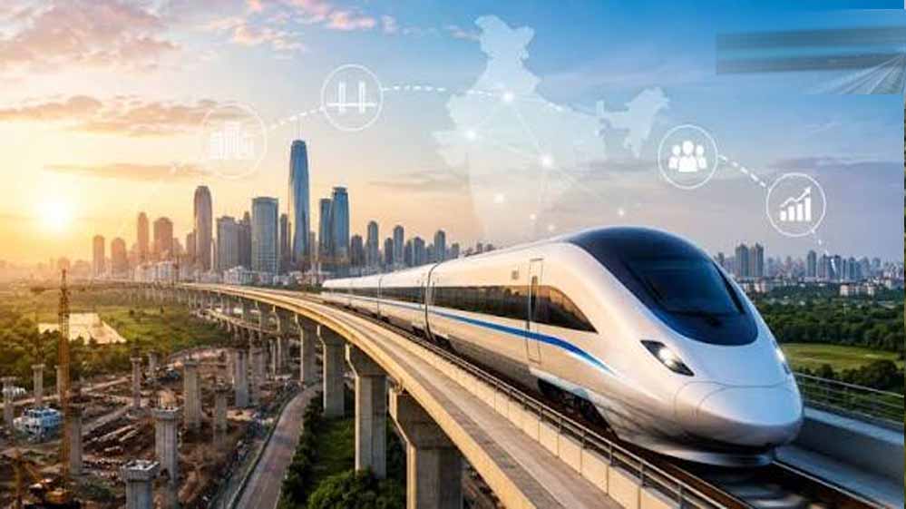 बुलेट ट्रेन कॉरिडोर का 62.16% निर्माण पूरा, गुजरात में काम तेज