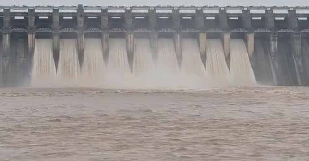 MP के बरगी डैम के 9 गेट खुले, नर्मदा का जलस्तर 8 फीट बढ़ेगा