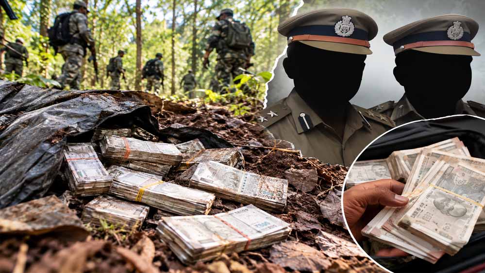 माओवादी डंप से बरामद ₹20 लाख लापता, दो DSP पर गंभीर आरोप; विभाग में हड़कंप