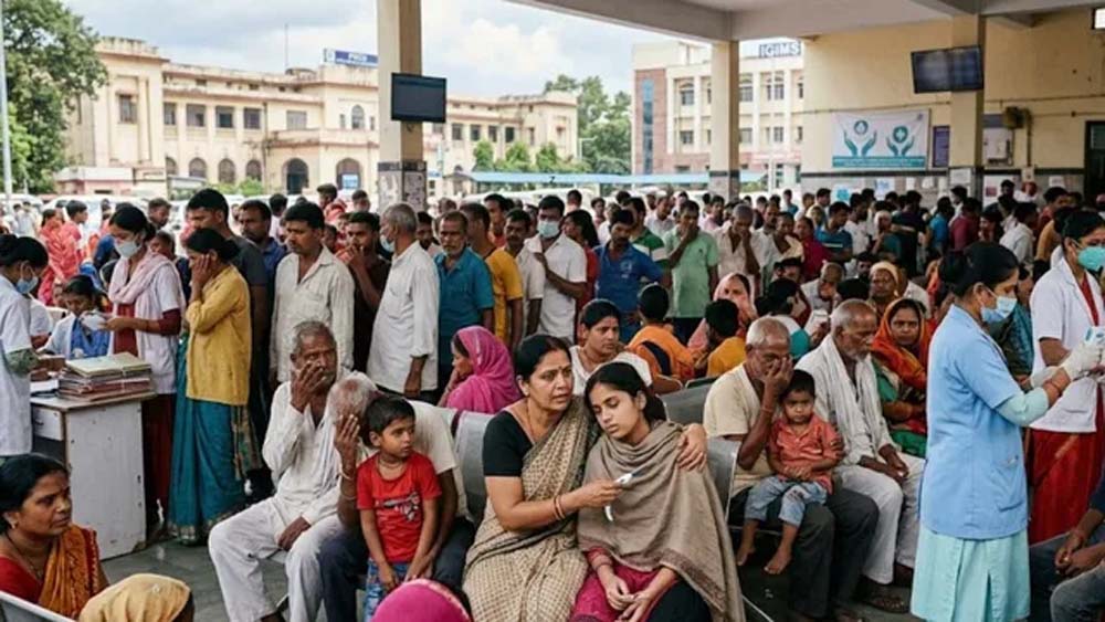 बारिश और जलजमाव से बढ़ी बीमारी, पटना में टायफाइड-डेंगू के साथ स्वाइन फ्लू का खतरा
