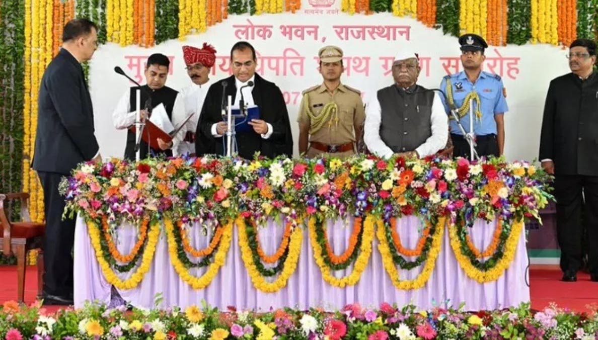 जस्टिस संजय के. अग्रवाल बने राजस्थान हाईकोर्ट के 44वें मुख्य न्यायाधीश, राज्यपाल ने दिलाई शपथ