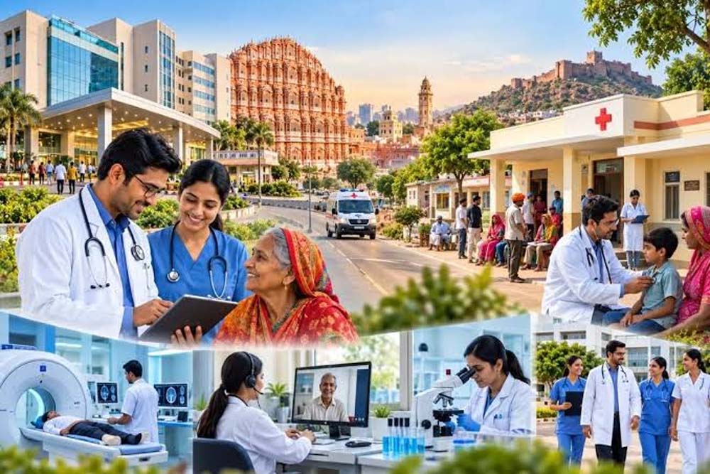 जयपुर से बाहर भी मिलेंगी विशेषज्ञ स्वास्थ्य सेवाएं, राजस्थान में बनेगा नया हेल्थ मॉडल