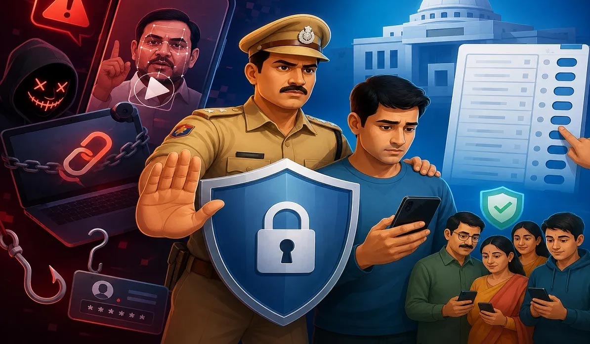 ‘डिजिटल वोटिंग’ के नाम पर ठगी से बचें, राजस्थान पुलिस ने जारी किया साइबर अलर्ट
