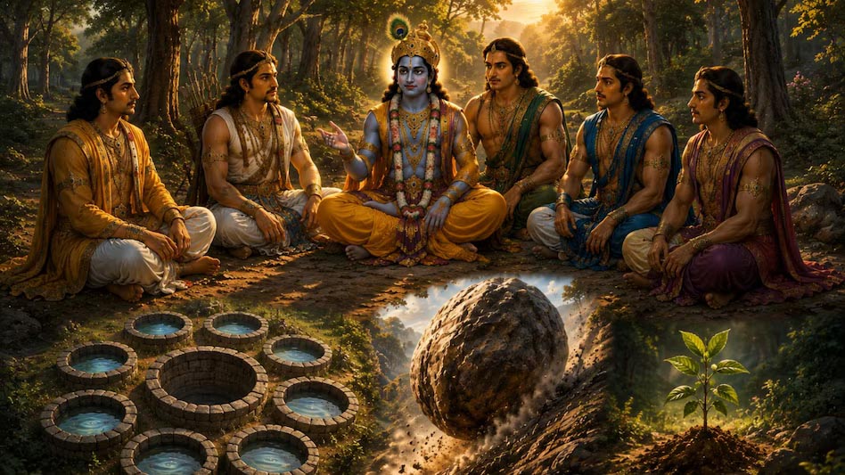 श्रीकृष्ण ने पांडवों को क्यों भेजा था वन? कलियुग से जुड़ी 5 रहस्यमयी घटनाओं का क्या है राज