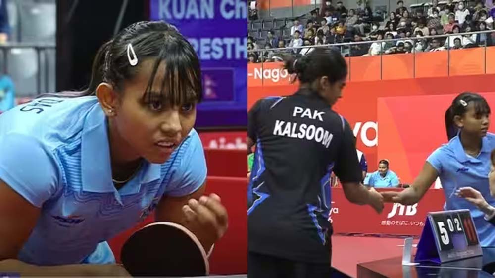 टेबल टेनिस में भारत का दबदबा, पाकिस्तान का 3-0 से क्लीन स्वीप