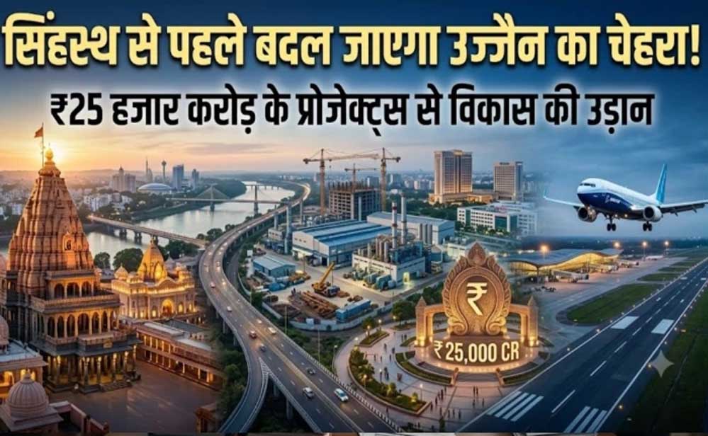 उज्जैन में विकास को मिलेगी नई उड़ान, ₹25 हजार करोड़ का निवेश और 75 हजार रोजगार; बोइंग विमानों की भी एंट्री