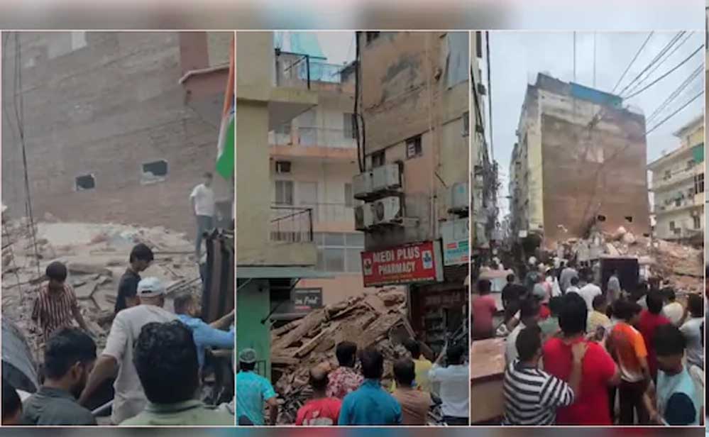 सत्य निकेतन में बड़ा हादसा, अचानक ढही बिल्डिंग; 2 छात्रों को सुरक्षित निकाला, NDRF का रेस्क्यू जारी