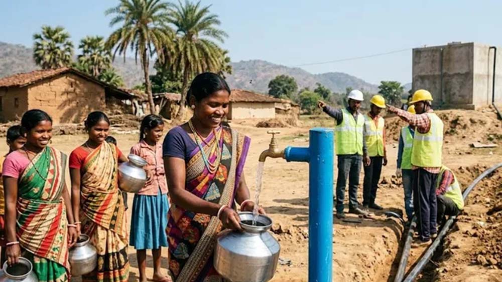 जल जीवन मिशन की समीक्षा, लापरवाही करने वाले संवेदकों पर होगी कार्रवाई