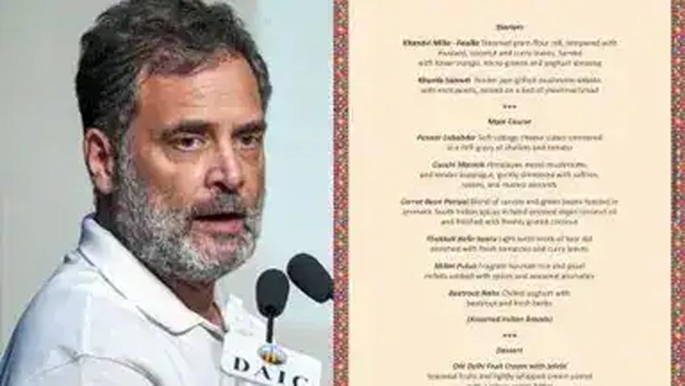 BRICS डिनर में वेज खाना, राहुल गांधी के पोस्ट से सोशल मीडिया पर छिड़ी नई बहस