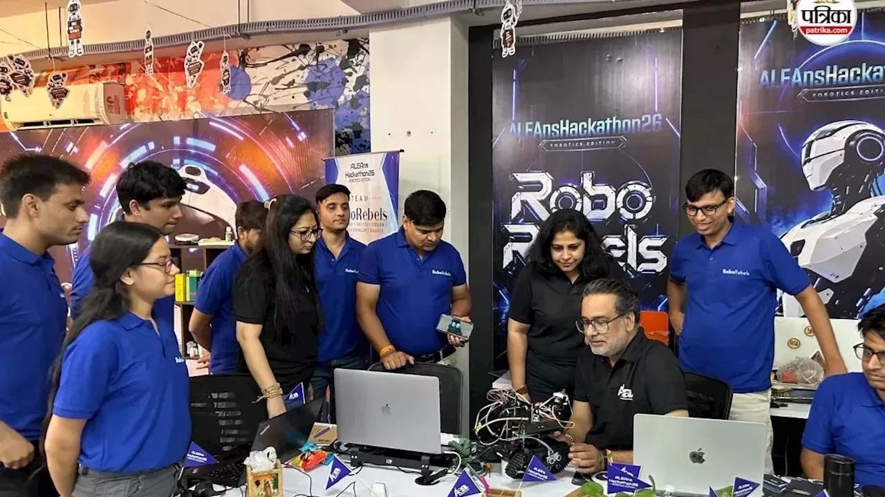 जयपुर एलायंस हैकाथॉन में स्मार्ट रोबोटिक्स का प्रदर्शन, विजेता टीम को ₹50 हजार पुरस्कार