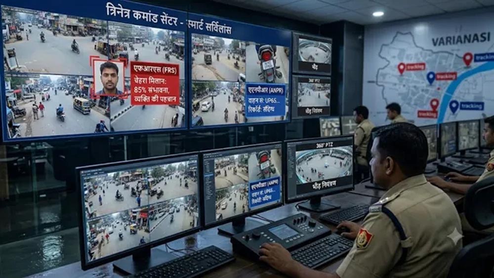 ANPR से चेहरे तक पहचान, वाराणसी का त्रिनेत्र कमांड सेंटर बना अपराधियों का काल