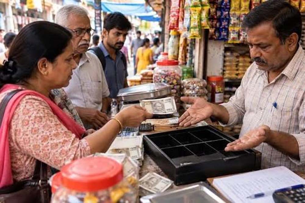गल्ले में 500 के नोट, लेकिन 5-10-20 के सिक्कों और नोटों के लाले; बाजार में बढ़ी परेशानी