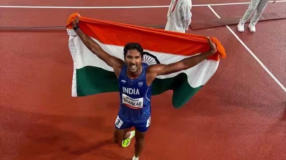 7,934 अंक के साथ तेजस्विन शंकर को कांस्य, 1500 मीटर में दर्ज की शानदार जीत