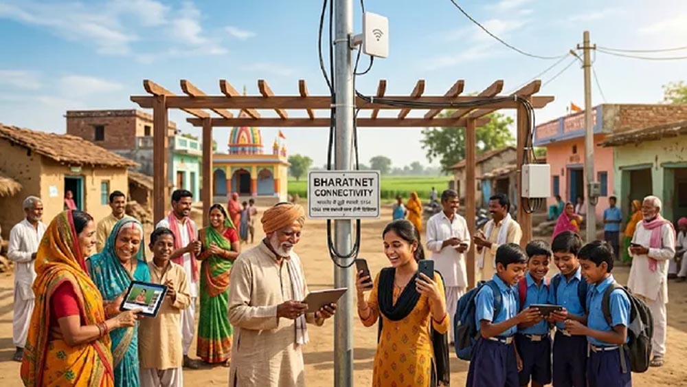 हरियाणा में डिजिटल कनेक्टिविटी को मिली रफ्तार, 82.84% ग्राम पंचायतें भारतनेट के दायरे में