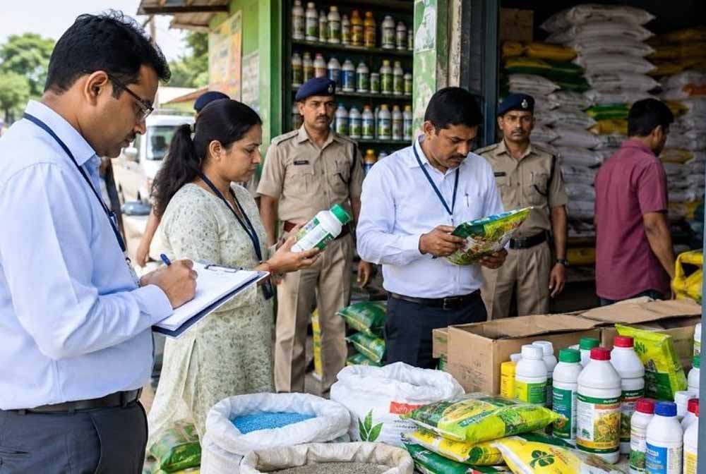खाद-बीज में अनियमितता का खुलासा, तीन के खिलाफ FIR; तीन गोदाम सील