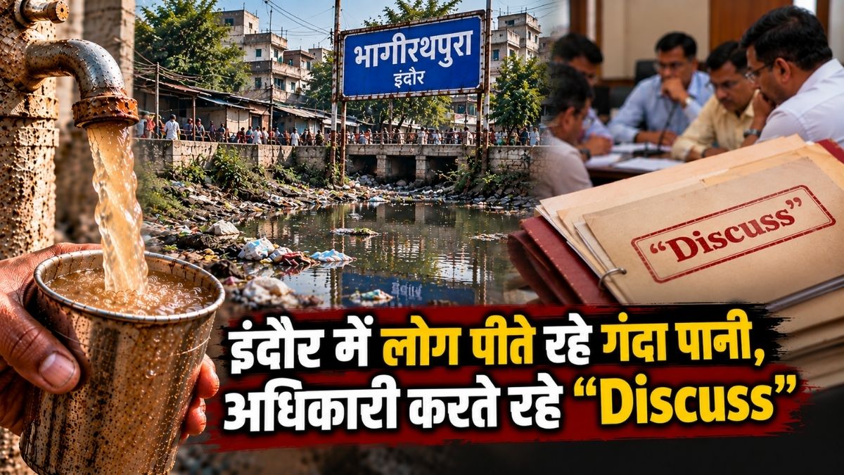 इंदौर में एक शब्द पड़ा 22 जिंदगियों पर भारी, लोग पीते रहे गंदा पानी, अधिकारी करते रहे “Discuss”
