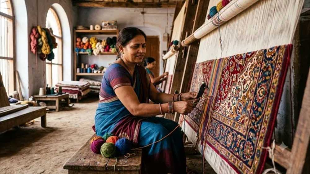 मीरजापुर के कालीन कारोबार को मिलेगी वैश्विक पहचान