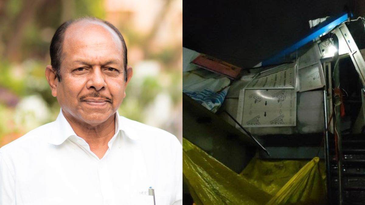 विधायक मधु वर्मा के घर के पास लाइब्रेरी का शेड गिरा, बाल-बाल बचे बच्चे, बारिश से छत पर जमा हुआ था पानी