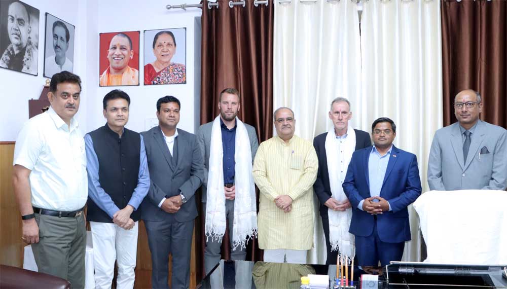एमएसएमई मंत्री ने 25 से 29 सितंबर तक होने वाले चौथे यूपी इंटरनेशनल ट्रेड शो में जर्मन उद्यमियों को दिया न्योता