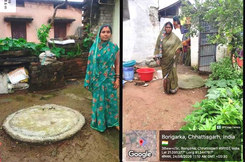 ग्रे-वाटर के सुरक्षित प्रबंधन की दिशा में दुर्ग जिले में जनभागीदारी का अनूठा उदाहरण