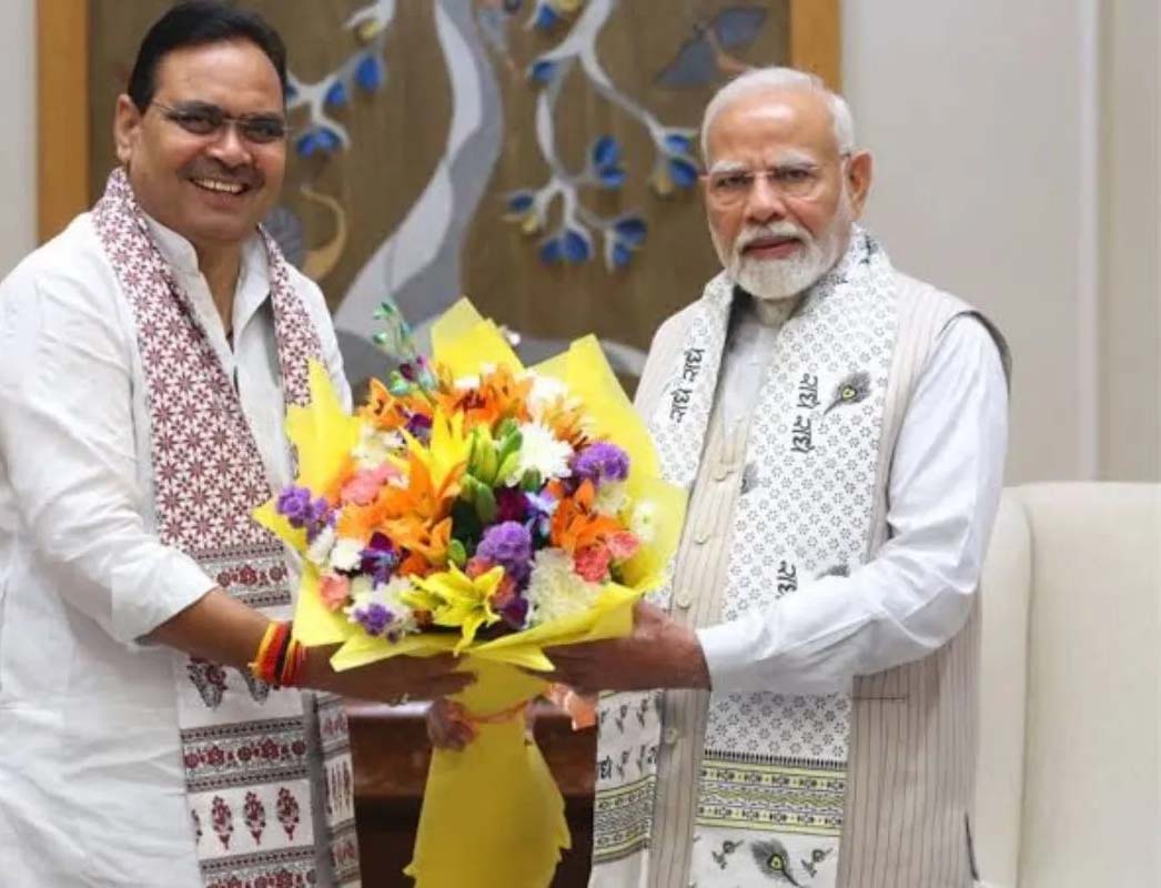 PM मोदी से मिले CM भजनलाल शर्मा, पंचायत चुनाव से पहले मुलाकात के निकाले जा रहे कई मायने