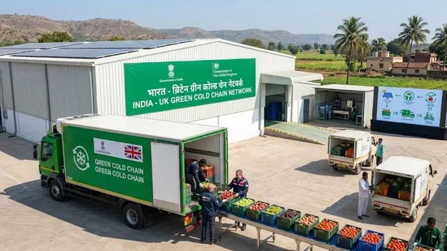 फल-सब्जियों की बर्बादी रोकने की तैयारी, भारत-ब्रिटेन मिलकर बनाएंगे ग्रीन कोल्ड चेन नेटवर्क