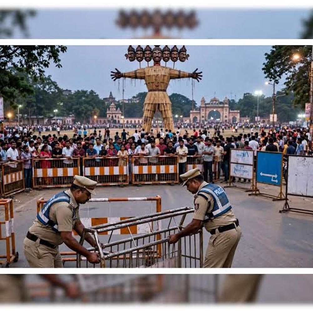 दशहरा पर पटना में बदलेगा ट्रैफिक रूट, डाकबंगला और भट्टाचार्य चौराहे से गांधी मैदान जाना प्रतिबंधित