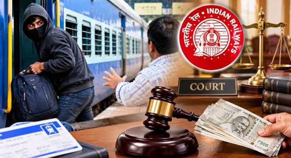 रेलवे की लापरवाही पड़ी भारी! यात्री का बैग चोरी होने पर ₹1.45 लाख भरने का आदेश